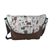 Hündchen-Boudoir-Bote-Tasche durch Flaum Kuriertasche