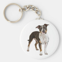 Hündchen Keychain amerikanischen Staffordshires Te Schlüsselbänder