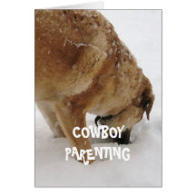 Hunde als Babysitter - CowboyParenting Karte