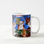 HUNDE, DIE POKER FÜR RECHTES HANDERS SPIELEN TEETASSE