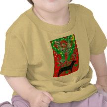 Hunde im Mondschein Shirts