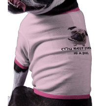 Hunde-Shirt "Mops" Hund T Shirts