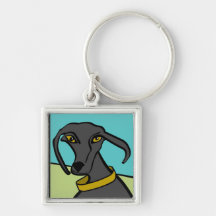 Hundefelsen Keychain Schlüsselband