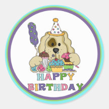 Hundegeburtstag Sticker