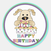 Hundegeburtstag Sticker