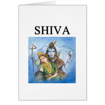 hundu shiva Entwurf Karte