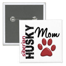 Husky-Mamma 2 Anstecknadel