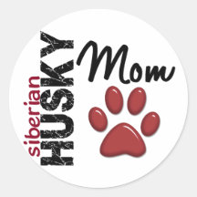 Husky-Mamma 2 Aufkleber