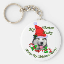 Husky-Weihnachtsgeschenke Schlüsselbänder