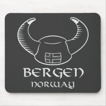 Hut Bergens Norwegen Viking Mauspad