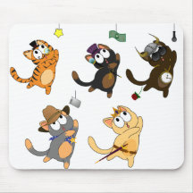 Hut-Kätzchen-Auflage Mousepad