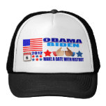 Hut: Obama/Biden - Flagge - machen ein Datum mit G Trucker Mütze