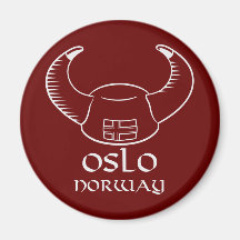 Hut Oslos Norwegen Viking Magnete