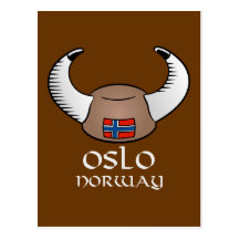 Hut Oslos Norwegen Viking Postkarte
