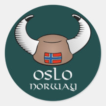 Hut Oslos Norwegen Viking Sticker