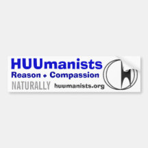 HUUmanists Autoaufkleber