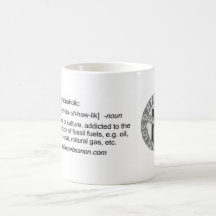 Hydrocarbonaholics anonymer Becher Tassen