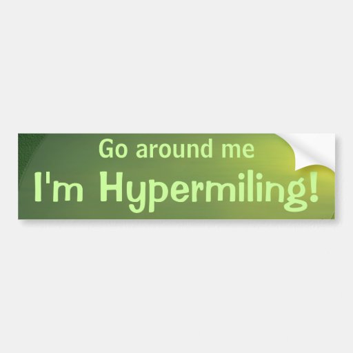 Hypermiling Autoaufkleber II