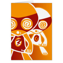 Hypno Maskottchen Karte