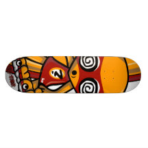 Hypno Maskottchen Personalisiertes Skatedeck