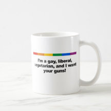 I' m ein homosexuelles liberales vegaterian u tee tasse