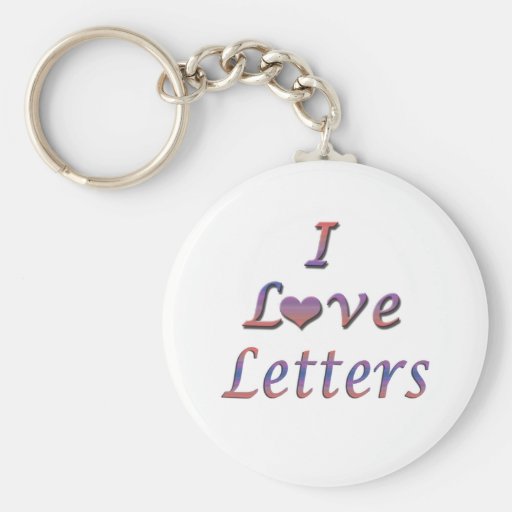 I Buchstaben des Herz-(Liebe) Schlüsselband