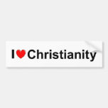I Christentum der Liebe-(Herz) Auto Sticker