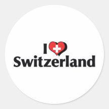I die Liebe-Schweiz-Flagge Sticker