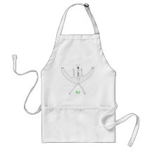 I Fly. Do You? Initials Template Apron