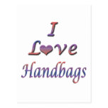 I Handtaschen des Herz-(Liebe) Postkarten