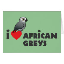 I Herz-afrikanische Grau Karten