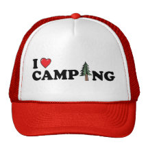 I Herz-Campings-Kiefern-Hut Trucker Caps