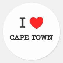 I Herz CAPE TOWN Stickers