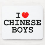 I Herz-Chinese-Jungen Mousepad