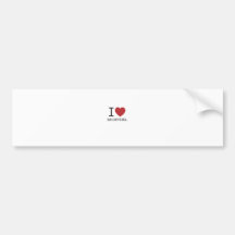 I Herz-Einkaufen Auto Sticker