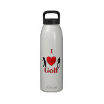 I Herz-Golf-Wasser-Flasche Trinkflaschen