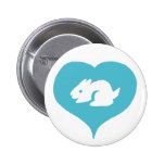 I Herz-HäschenPin Buttons