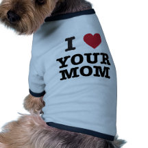 I Herz Ihre Mamma Hund T Shirts