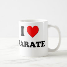 I Herz-Karate Tee Tasse