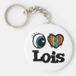 I Herz (Liebe) Lois Schlüsselbänder