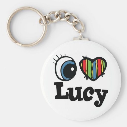 I Herz (Liebe) Lucy Schlüsselband