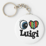 I Herz (Liebe) Luigi Schlüsselanhänger