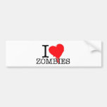 I HERZ-LIEBE-ZOMBIES AUTOAUFKLEBER
