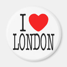 I HERZ LONDON KÜHLSCHRANKMAGNET