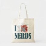 I Herz NERDS Taschen-Tasche