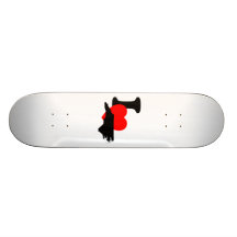 I Herz-North Carolina Individuelle Skatedecks