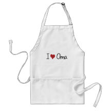 I Herz Oma Schürze