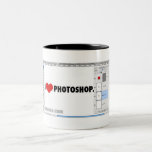 I Herz Photoshop Kaffee Tasse
