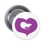 I Herz-RattenPin Button