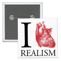 I Herz-Realismus Button